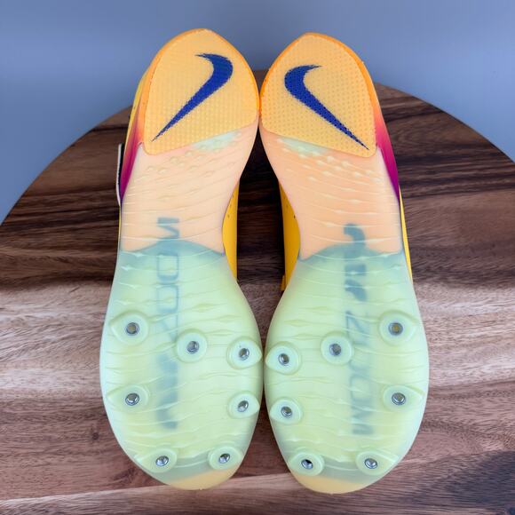 Nike Long Jump Elite Men\'s Size 9 Citron Pulse Indigo Burst Yellow FZ9326-800 main image 8